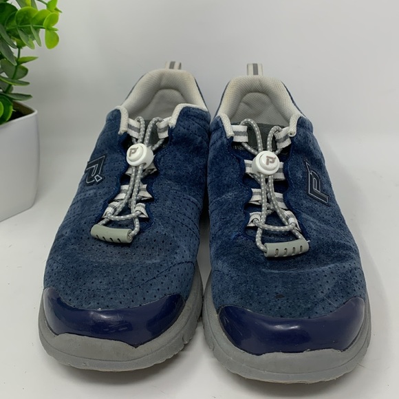 Propet Womens Size 7.5 Travel Walker Suede Sneakers Shoes - Picture 2 of 8